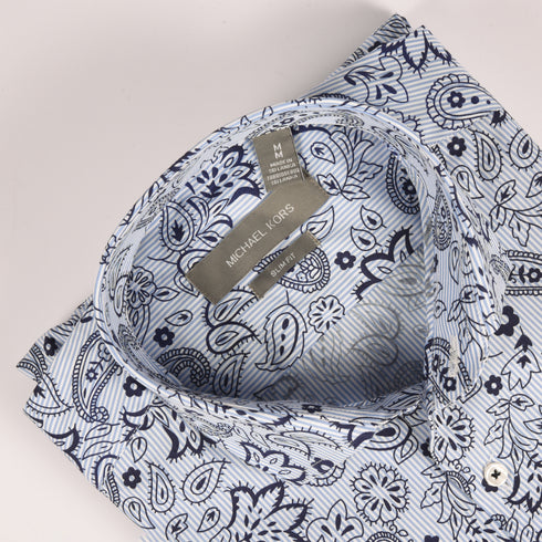 MK Blue Printed Shirt